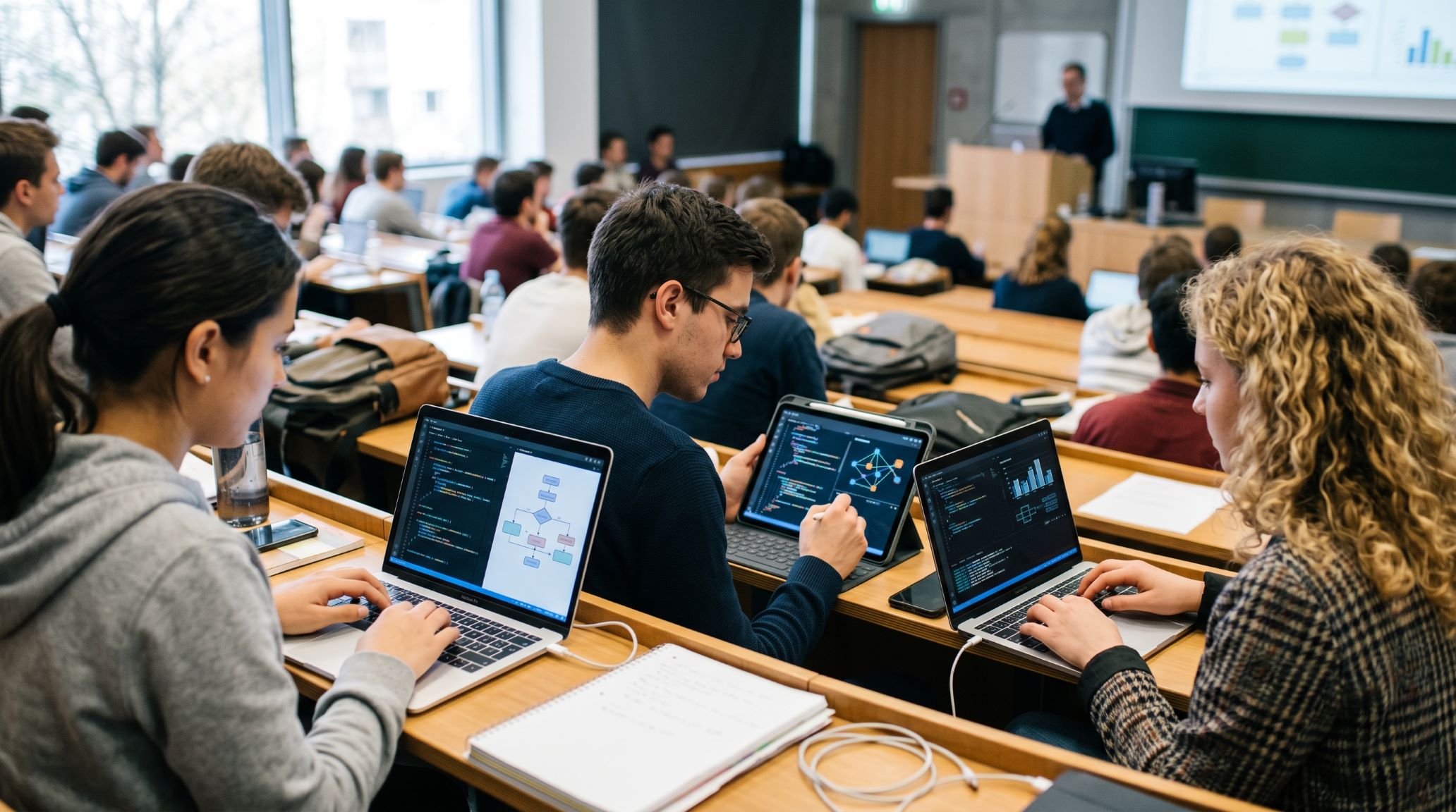 Live coding and visualization in CodeRoom: