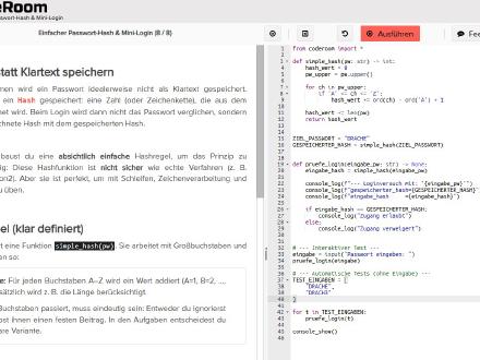 Einfacher Passwort-Hash & Mini-Login [Inhalt]