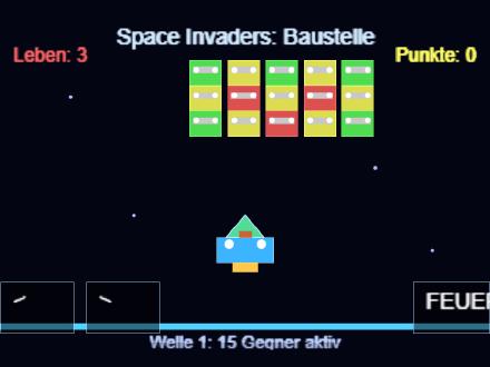 Space Invaders: Verteidigung gegen die Formation [Inhalt]