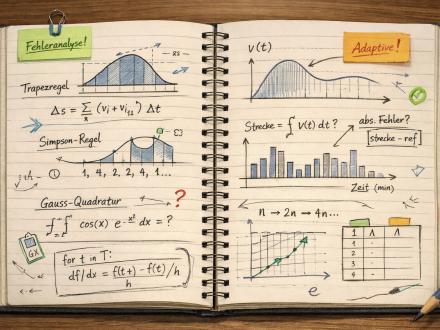 Numerische Integration & Differentiation in Anwendungen (5 Module) [Vorlage]